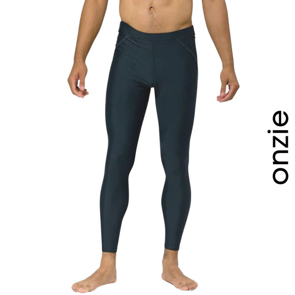 Onzie Men's 28" Full Length Moisture Wicking Legging in Black NWT Med / Large - Picture 12 of 12